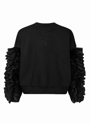 Bluza damska oversize czarna – Maison Amour