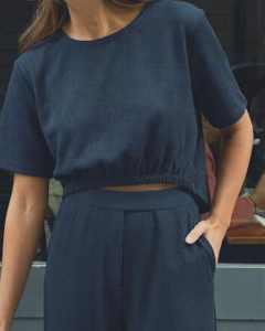 BLUZKA WISKOZOWA RACHEL GRANATOWA