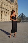 SATIN DOUBLE AMOUR BLACK SUKIENKA DWUSTRONNA 