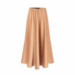 SPÓDNICA SATIN MANILA CAMEL 