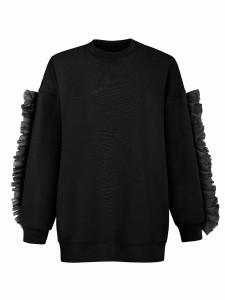 BLUZA SWAN LONG NO.2 BLACK SUMMER