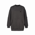 BLUZA OVERSIZE SZARA LOVE ME