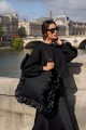 Bluza damska oversize czarna – Maison Amour
