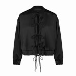 SATYNOWA BOMBERKA LOREN BLACK